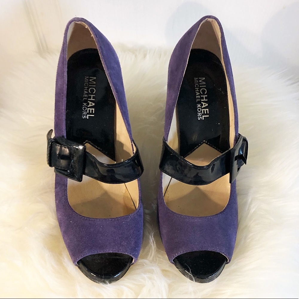 michael kors purple shoes